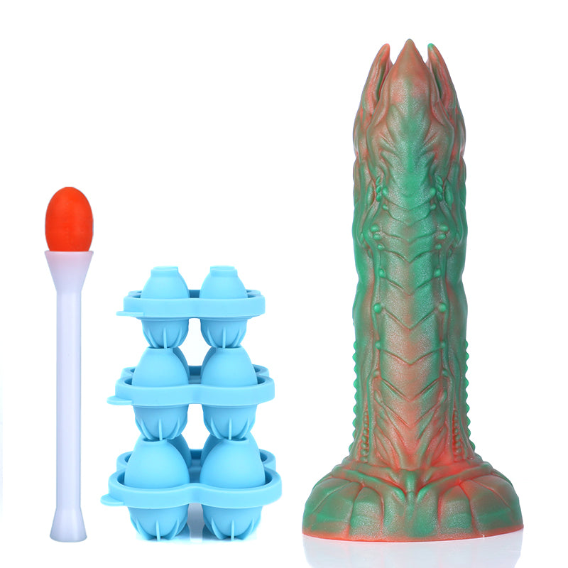 Nothosaur AUDREY II- Flower Shaped Ovipositor Dildo And Eggs- Alien Dildo-1