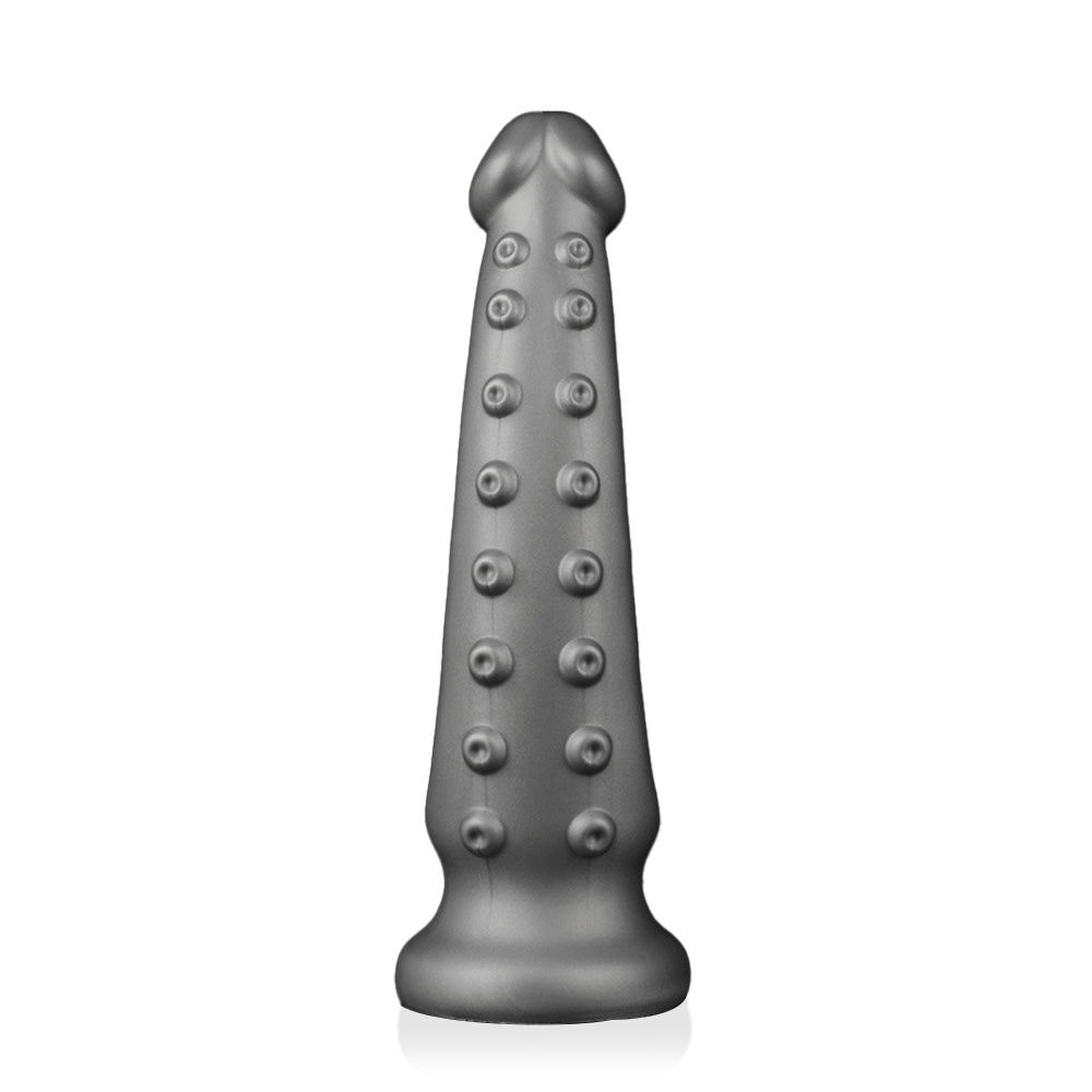 12.9 Inch Tentacle Dildo-Monster Dildo-Fantasy Dildo Metal gray