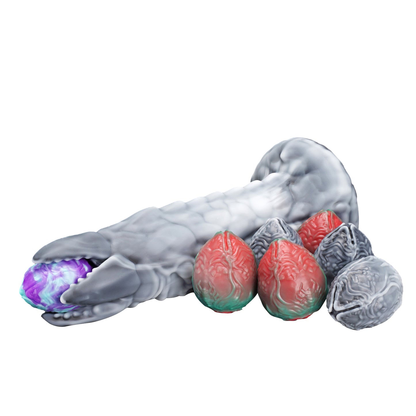 Nothosaur ZERGER - Alien Ovipositor Dildo And Eggs- Monster With Teeth-4