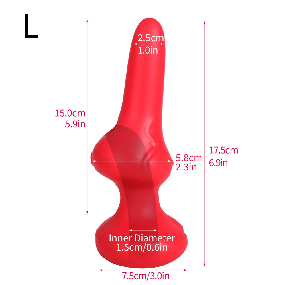 Arcticfox - 6 Inch Fantasy Penis Extension Sleeve - Dog Cock Sleeve