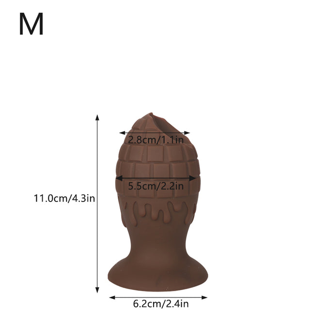 Chocolate Butt Plug - Small Butt Plug - Anal Toy