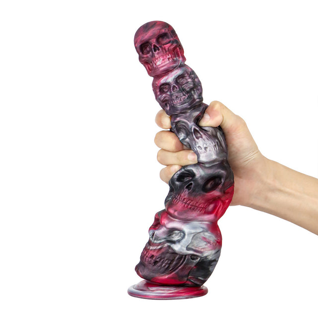 Skull - Silicone Anal Beads - Insertable Anal Plug - Anal Stimulation Sex Toy