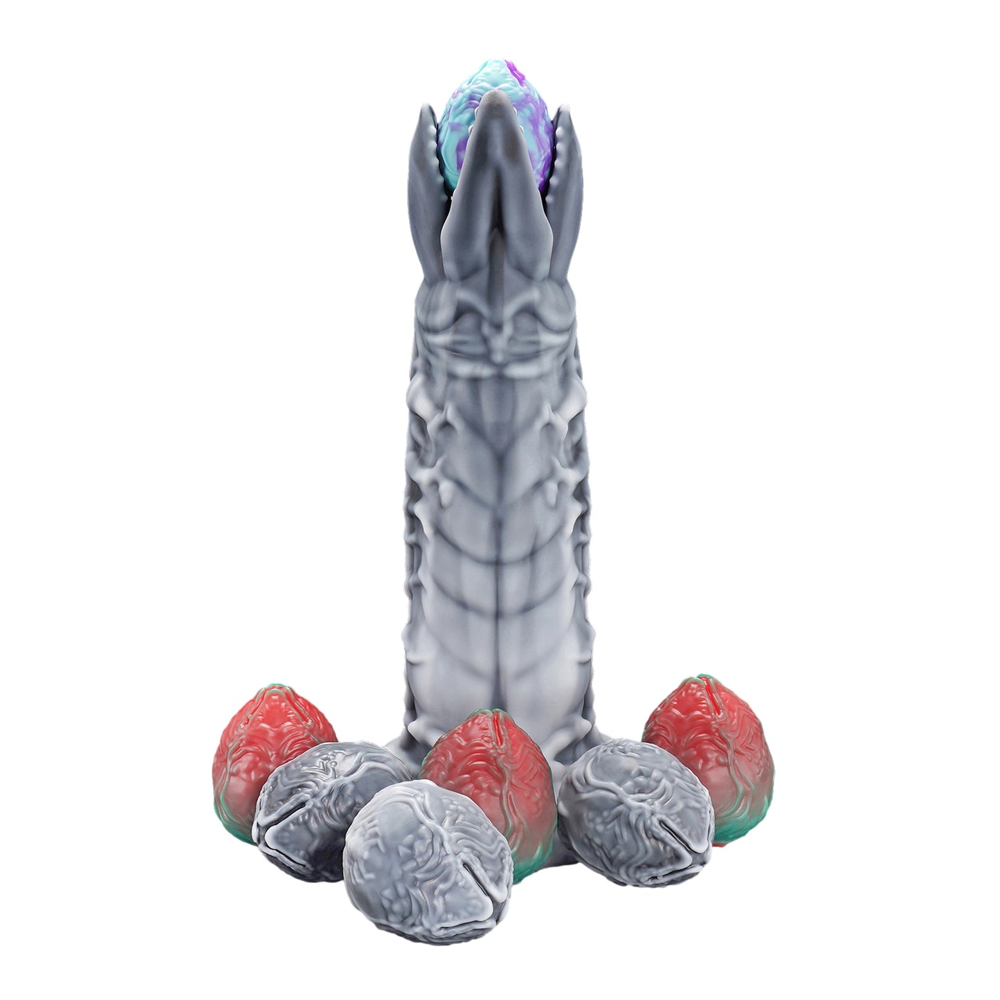 Nothosaur ZERGER - Alien Ovipositor Dildo And Eggs- Monster With Teeth-3