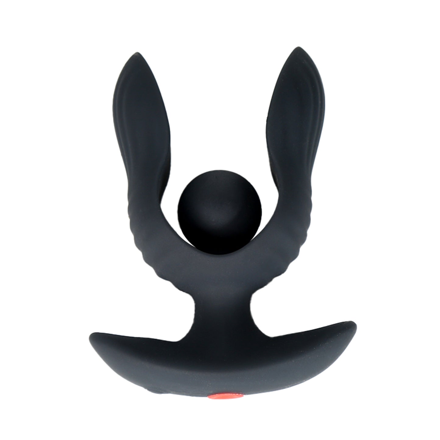 Petal - Inflatable Vibrating Butt Plug - Black Anal Dilator