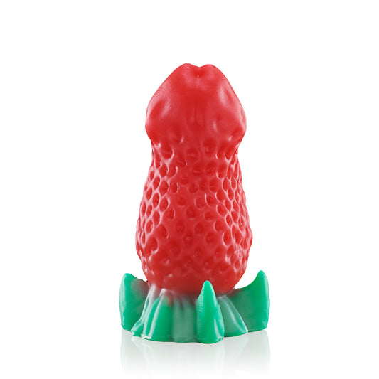 Notho saurier BERRY BLOOM - Fantasy Dildo-Erdbeer-Silikon-Hintern-Stecker-Inserable Tragbare Abschaltung im Freien