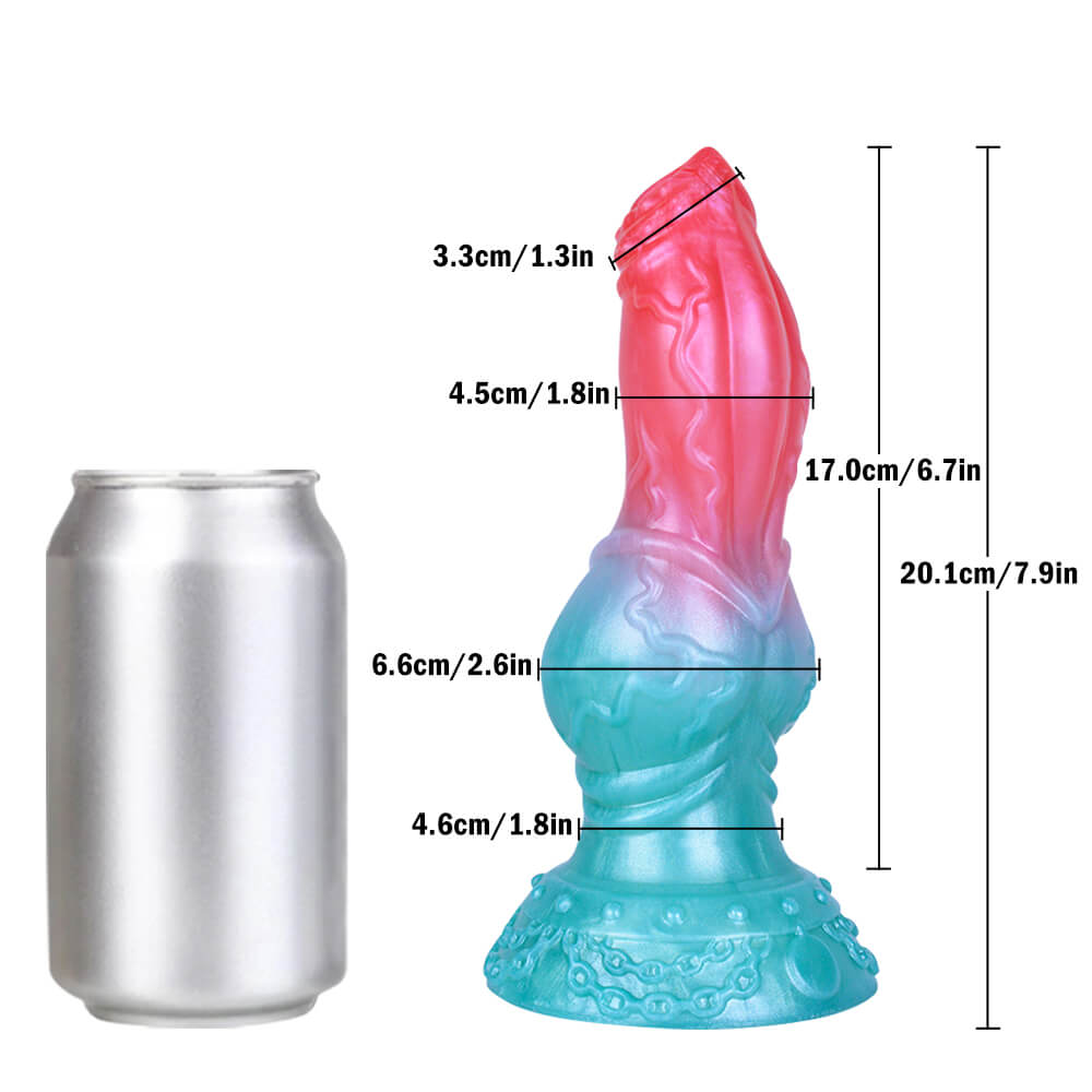 8_Inch_Fantasy_Dildo_Dog_Knot_Dildo_Animal_Dildo_Silicone_Dildo_Size_Chart