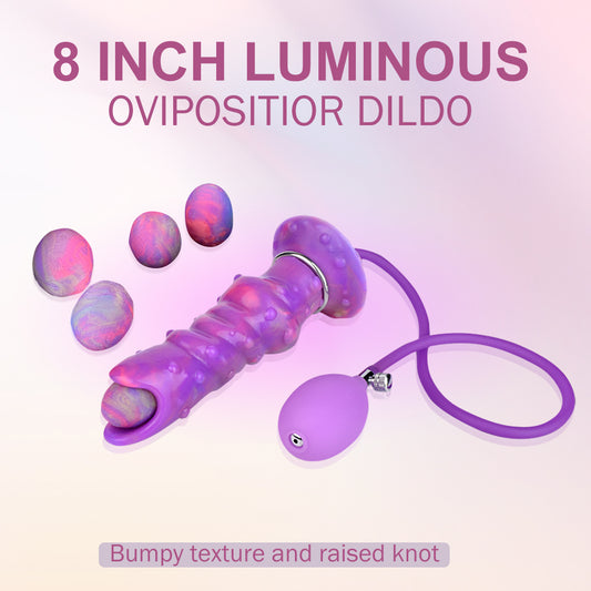 8_Inch_Ovipositor_Dildo_Luminous_Alien_Dildo_Egg_Laying_Kink_1