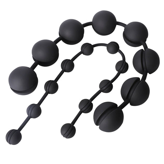 Tether - Anal Training Beads - Different Pleasure Sizes Anal Balls - Extreme Anal Expansion Sex Toys