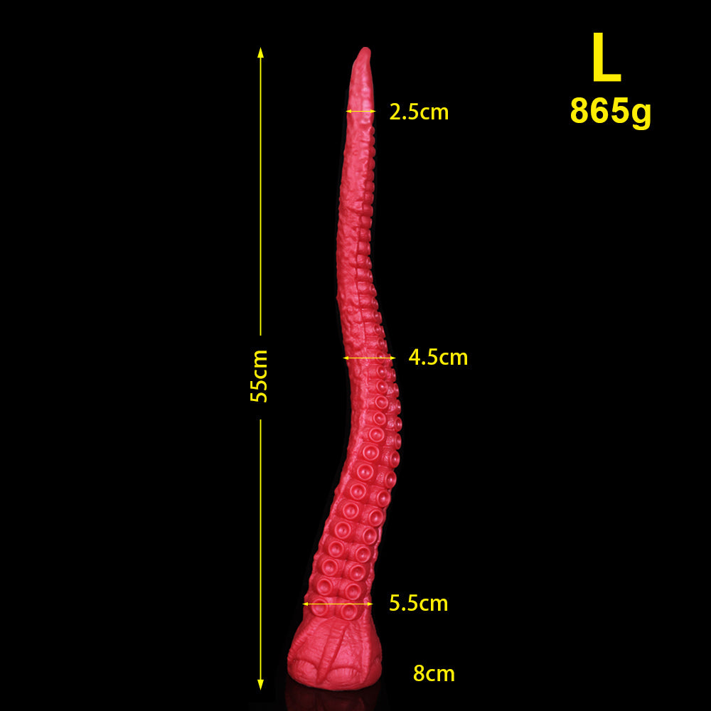 Fantasy_Siren_Dildo_Tentacle_Dildo-Silicone_Suction_Cup_Dildo-red_size L