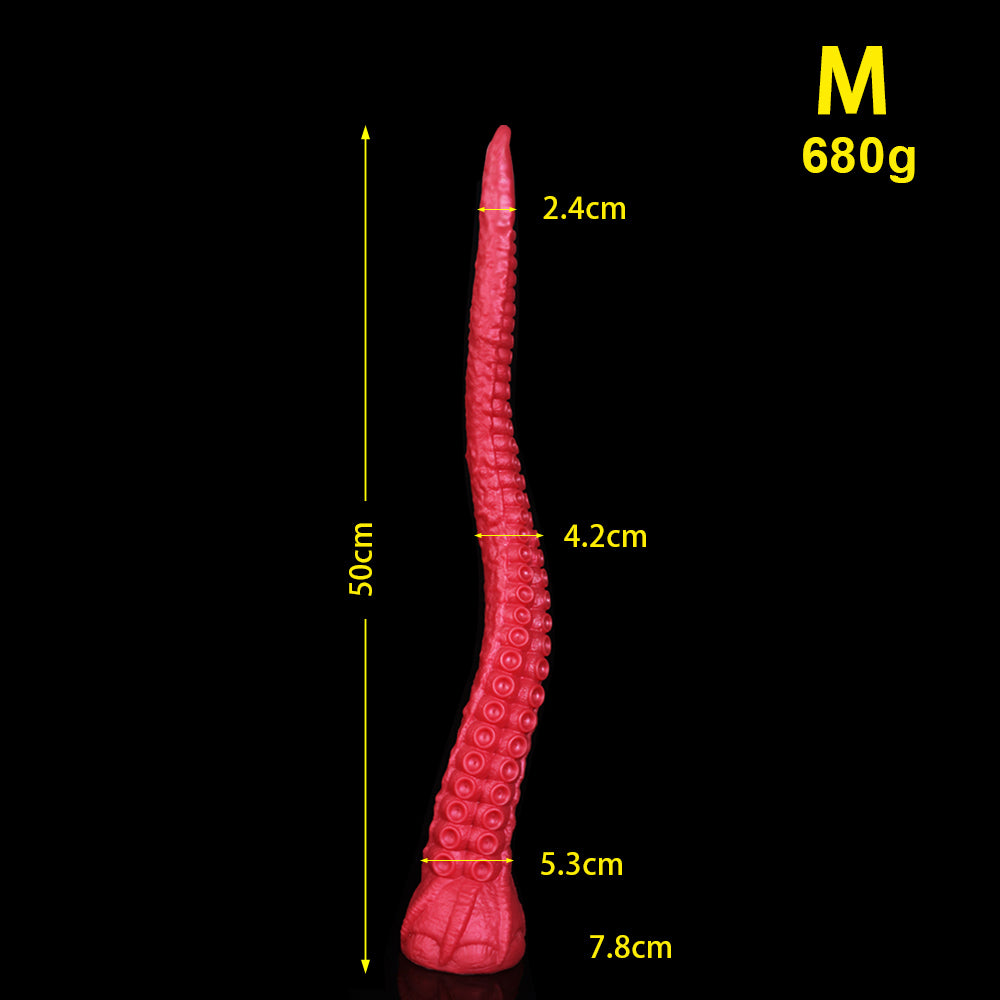 Fantasy_Siren_Dildo_Tentacle_Dildo-Silicone_Suction_Cup_Dildo-red_size M