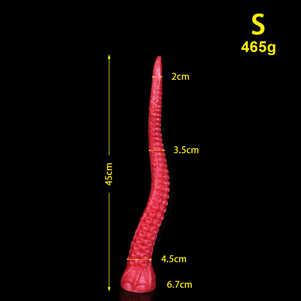 Fantasy_Siren_Dildo_Tentacle_Dildo-Silicone_Suction_Cup_Dildo-red_size S