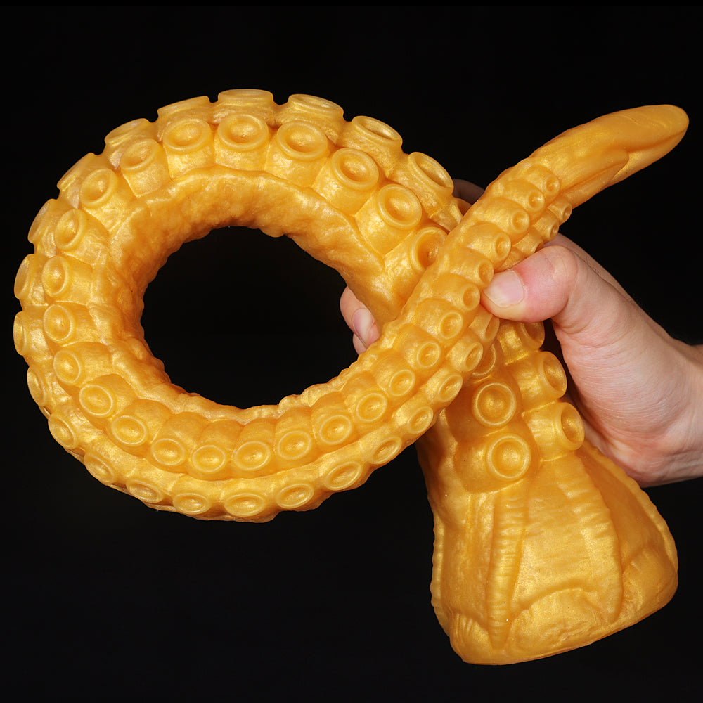 Fantasy_Siren_Dildo_Tentacle_Dildo-Silicone_Suction_Cup_Dildo-yellow_blended