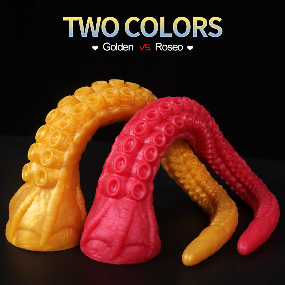 Fantasy_Siren_Dildo_Tentacle_Dildo-Silicone_Suction_Cup_Dildo-yellow_red