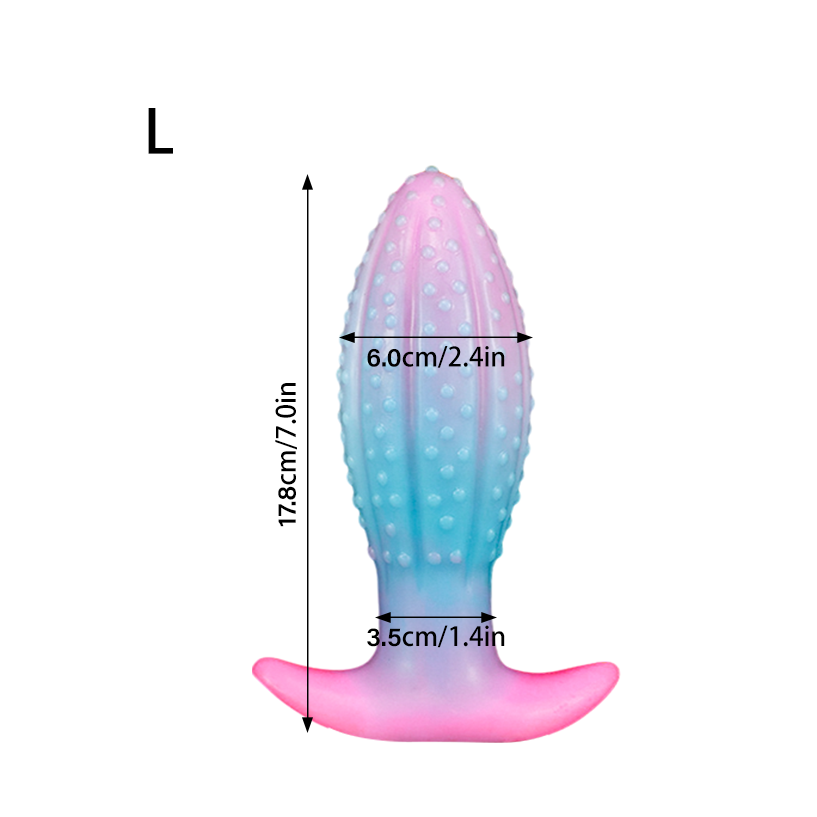 Ananas-Butt-Plug - Glow im dunklen Hintern-Stecker-Anal-Sex-Spielzeug