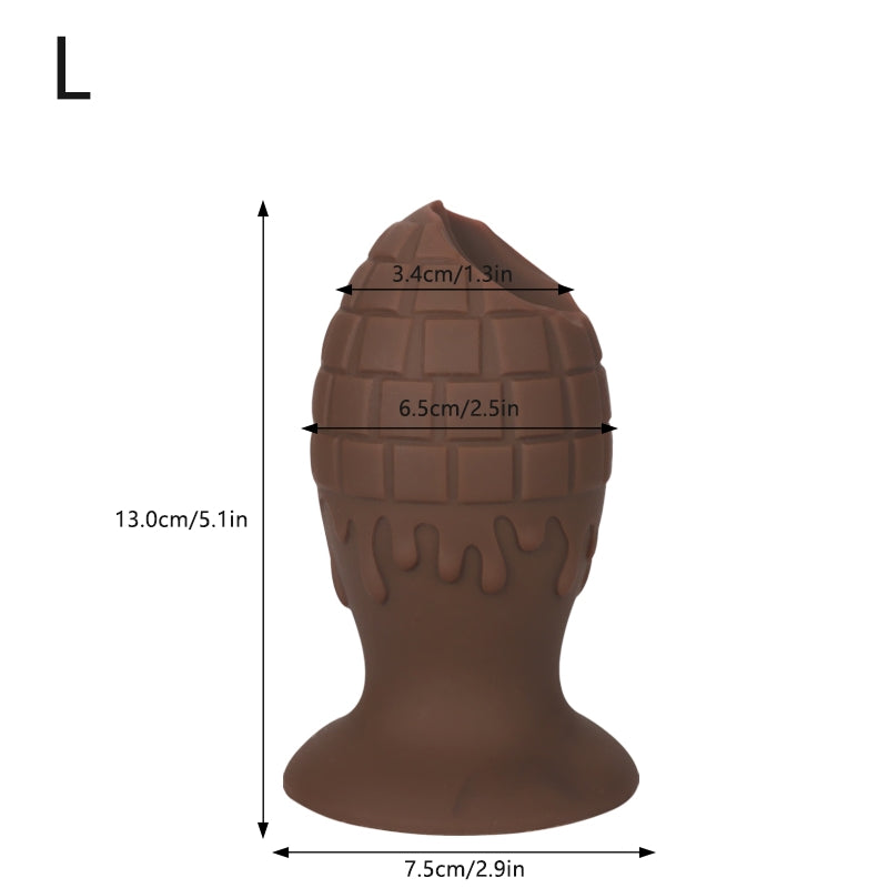 Chocolate Butt Plug - Small Butt Plug - Anal Toy