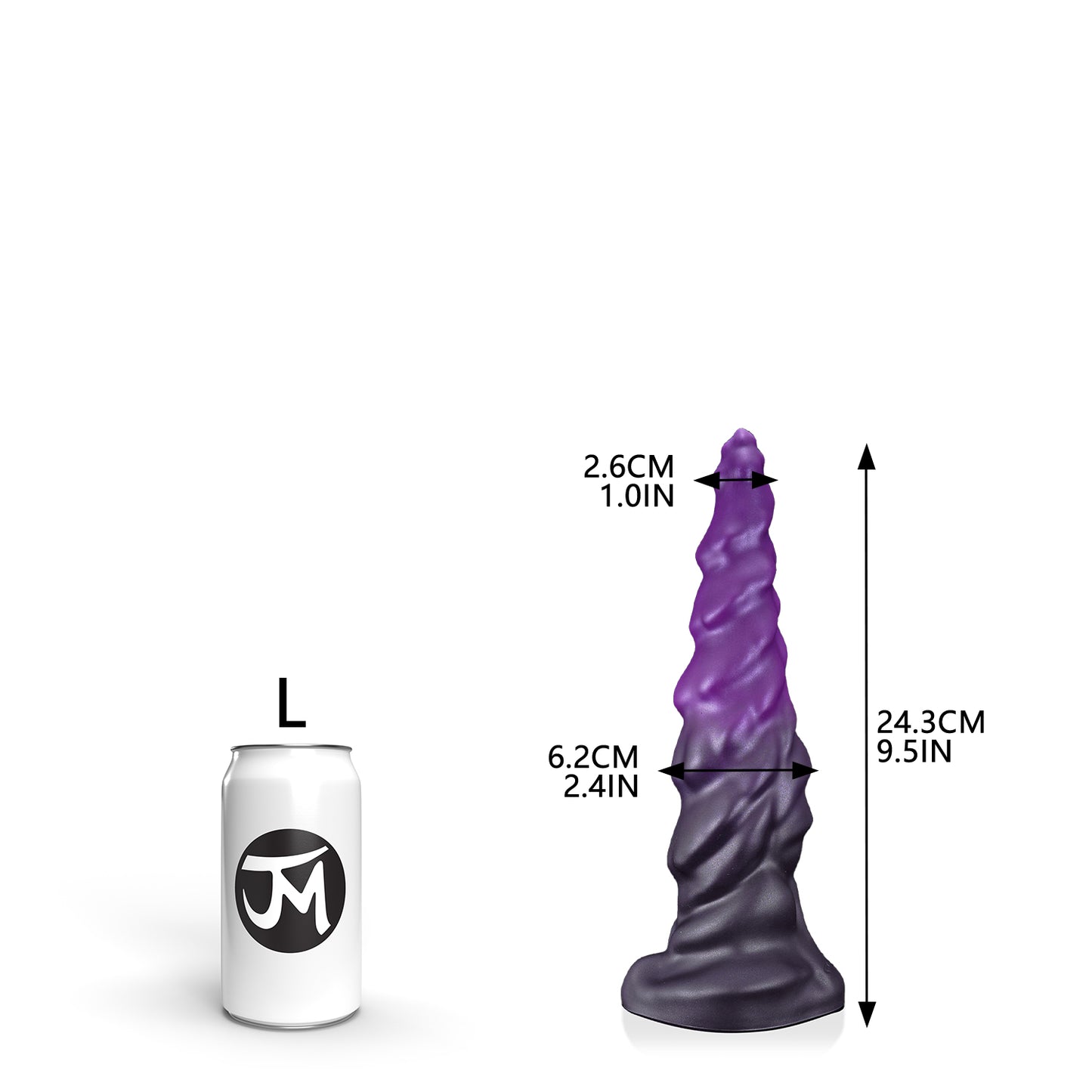 Nothosaur EIN - Fantasy Stallion Dildo - 16.7 Inch Horse Dildo -  Huge Horse Cock Dildo