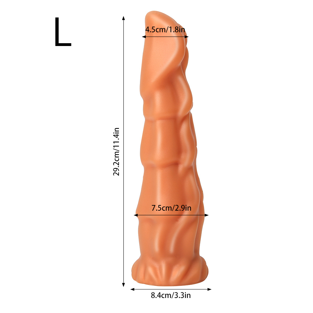 Bull King - Silicone Butt Plug - Anal Dilator - Prostate Stimulator - Huge Anal Toy - 3 Sizes