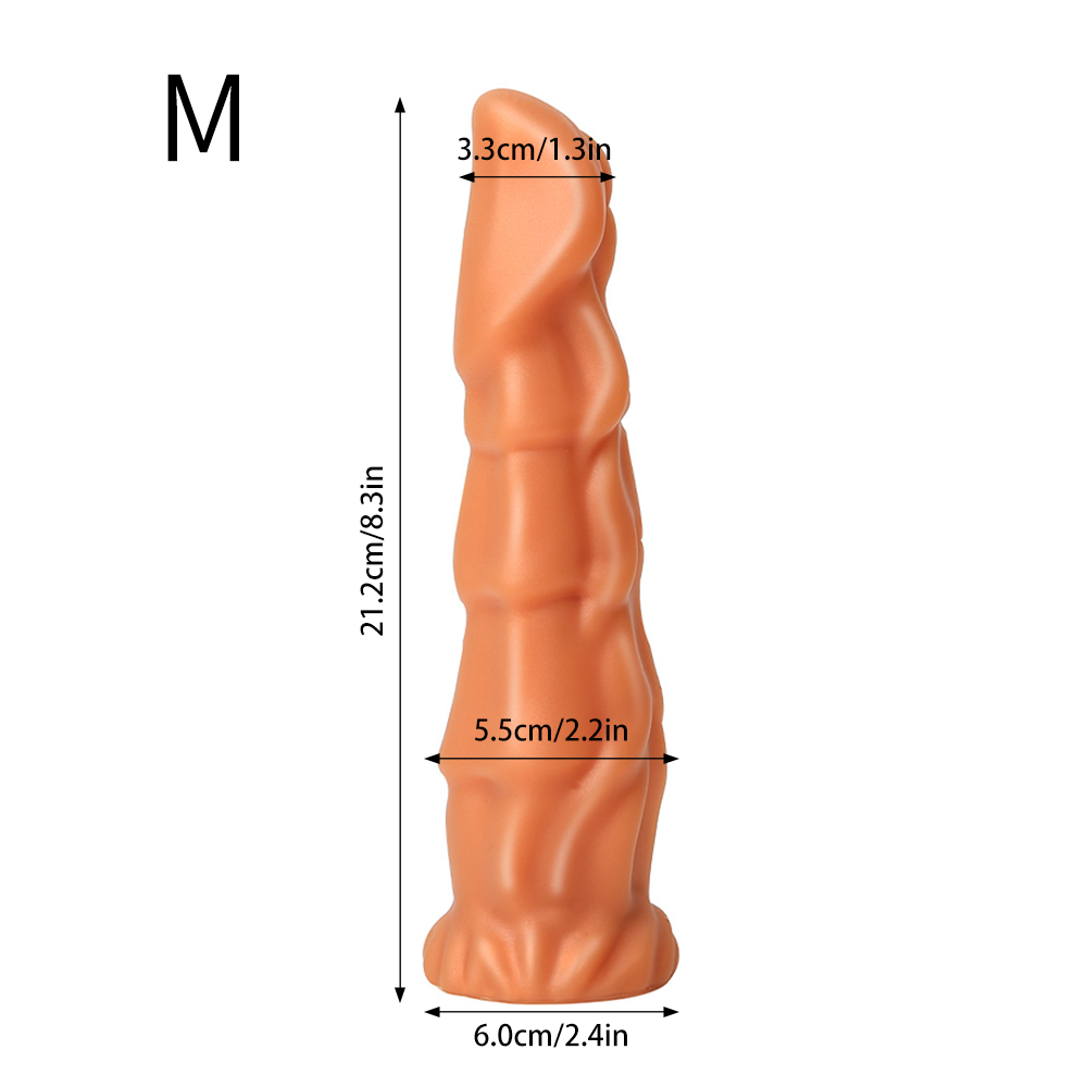 Bull King - Silicone Butt Plug - Anal Dilator - Prostate Stimulator - Huge Anal Toy - 3 Sizes