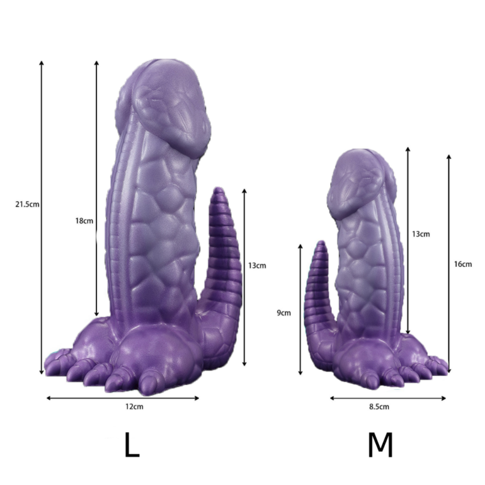 Monster-Dildo-Double-Ended-Dinosaur-Dildo-Large-Glans_Claw-Design-10