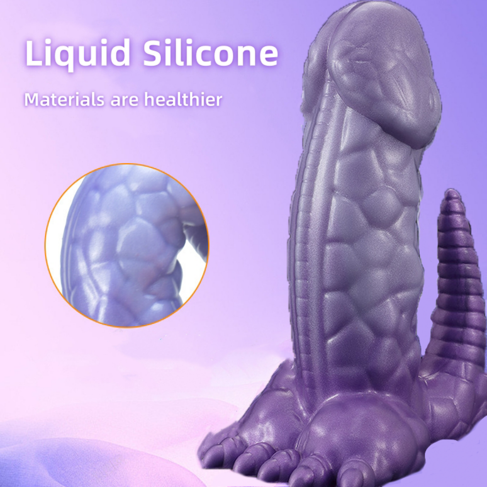 Monster-Dildo-Double-Ended-Dinosaur-Dildo-Large-Glans_Claw-Design-9