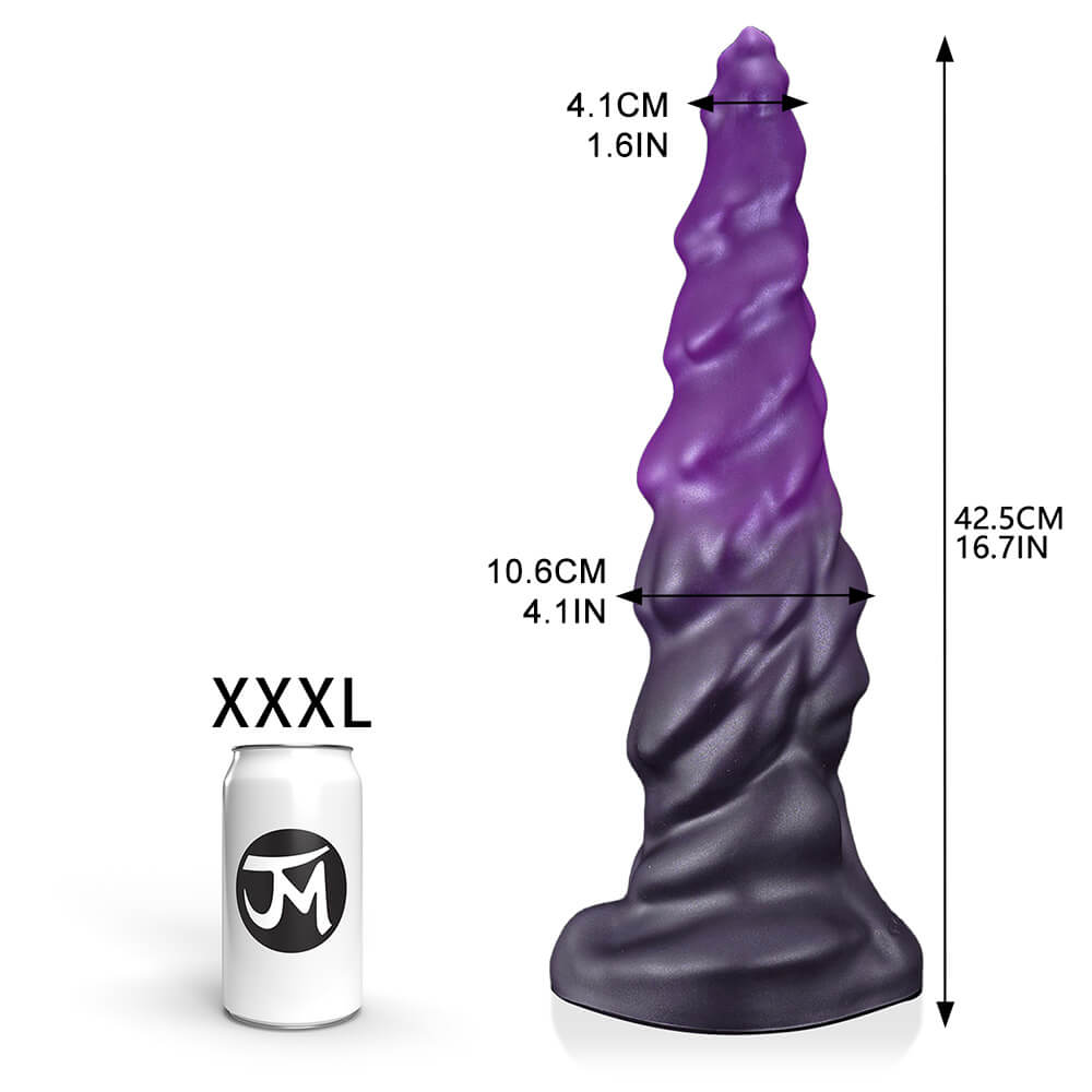 Nothosaur EIN - Fantasy Stallion Dildo - 16,7 Zoll Pferdedildo - Riesiger Pferdeschwanzdildo