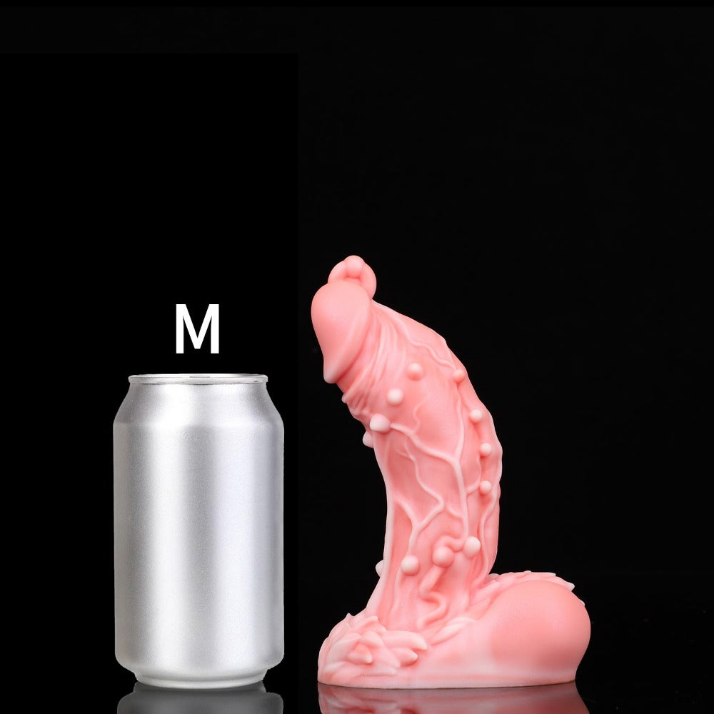 Nothosaur_OAK_Fantasy_Dildo_Half_Orc_Dlido_12.5_Inch_Monster_Dildo_White Peach_Size_M