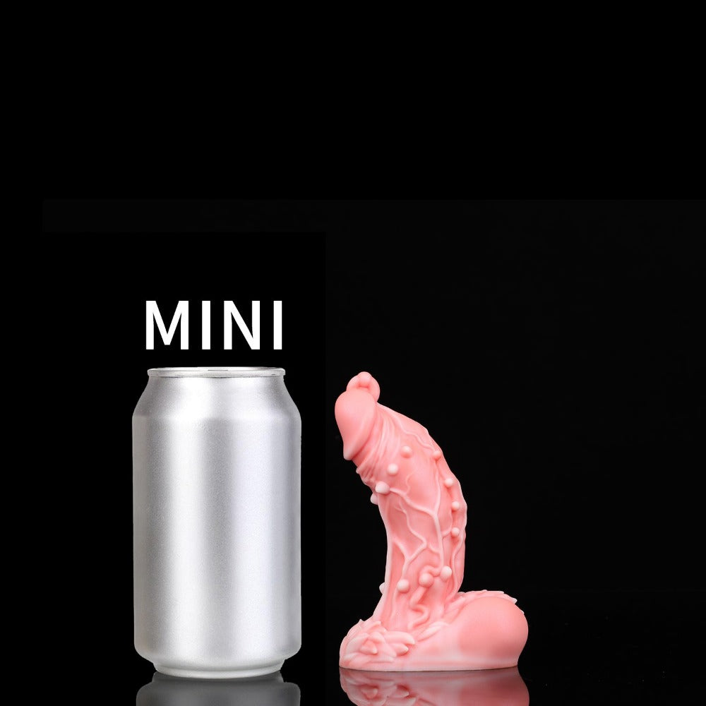 Nothosaur_OAK_Fantasy_Dildo_Half_Orc_Dlido_12.5_Inch_Monster_Dildo_White Peach_Size_Mini