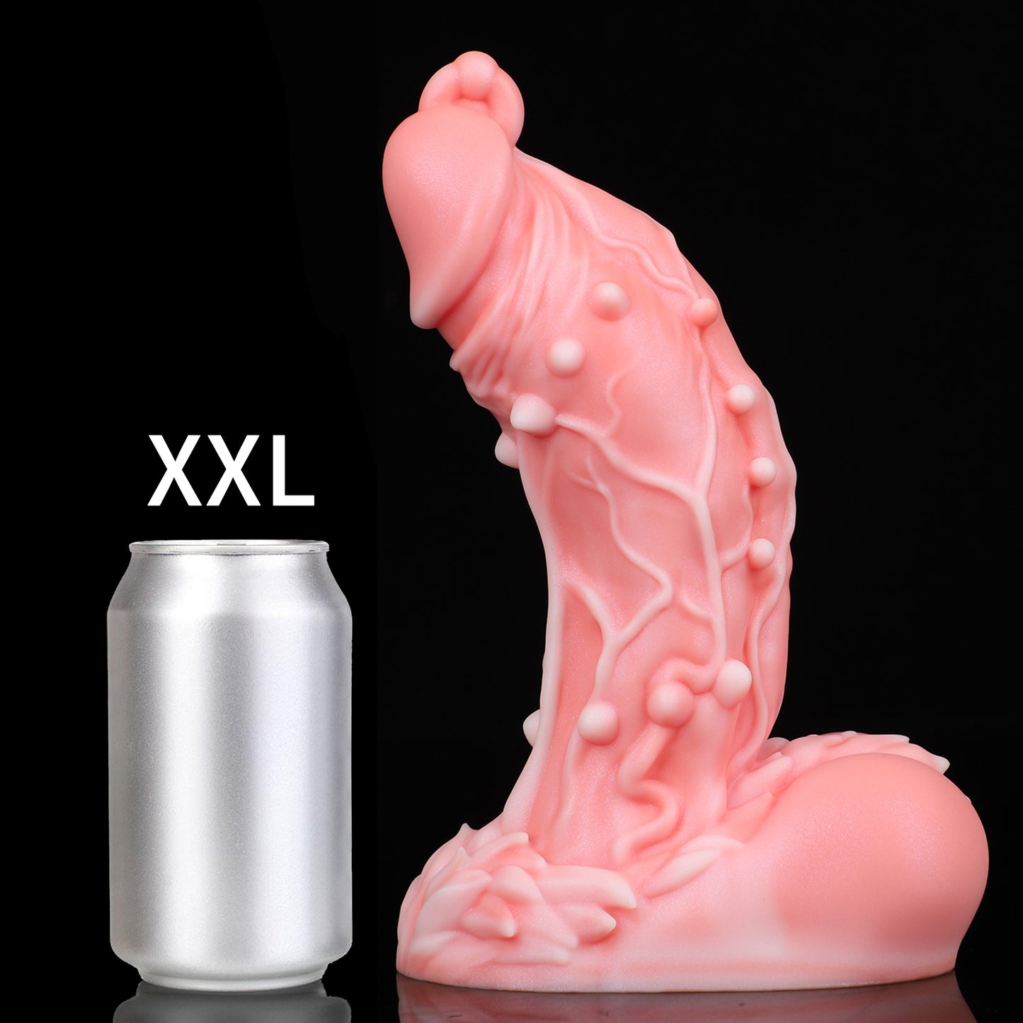 Nothosaur_OAK_Fantasy_Dildo_Half_Orc_Dlido_12.5_Inch_Monster_Dildo_White Peach_Size_XXL