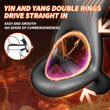 Stier schwanz ring-Doppel durchdringung Hahn und Kugelring-12 Vibrations modi