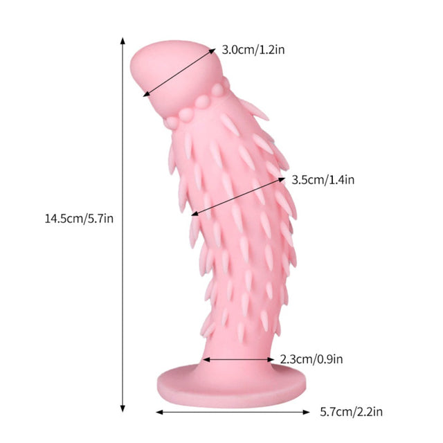 Pink-Dildo-Spiked-Dildo-Female-Sex-Toys-6
