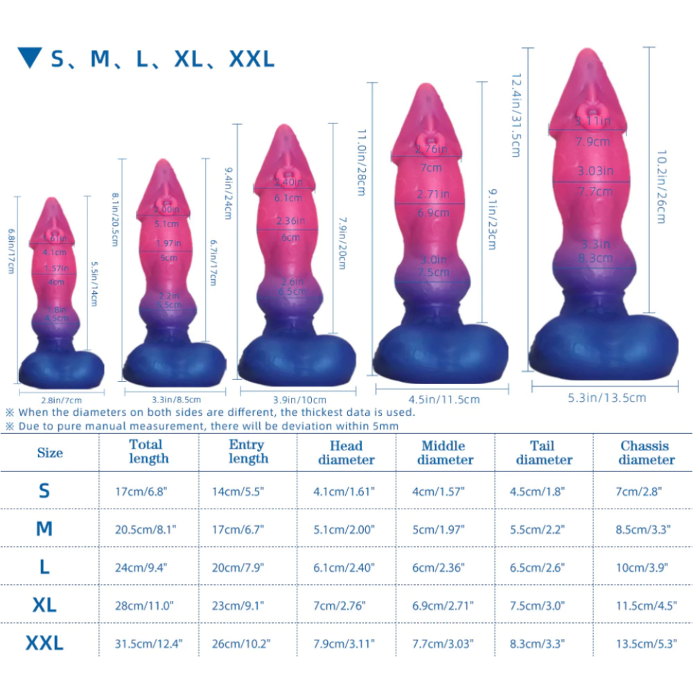 SWISOK-Fenrir-Wolf-Knot-Dildo-Fantasy-Dildo-Monster-Dildo-6-Sizes-Size-Chart