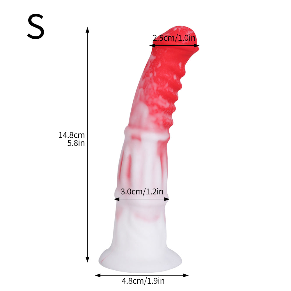 Poppy-10,6 Zoll Pferd Dildo-Silikon Fantasy Dildo-Edler Pferde hahn Dildo