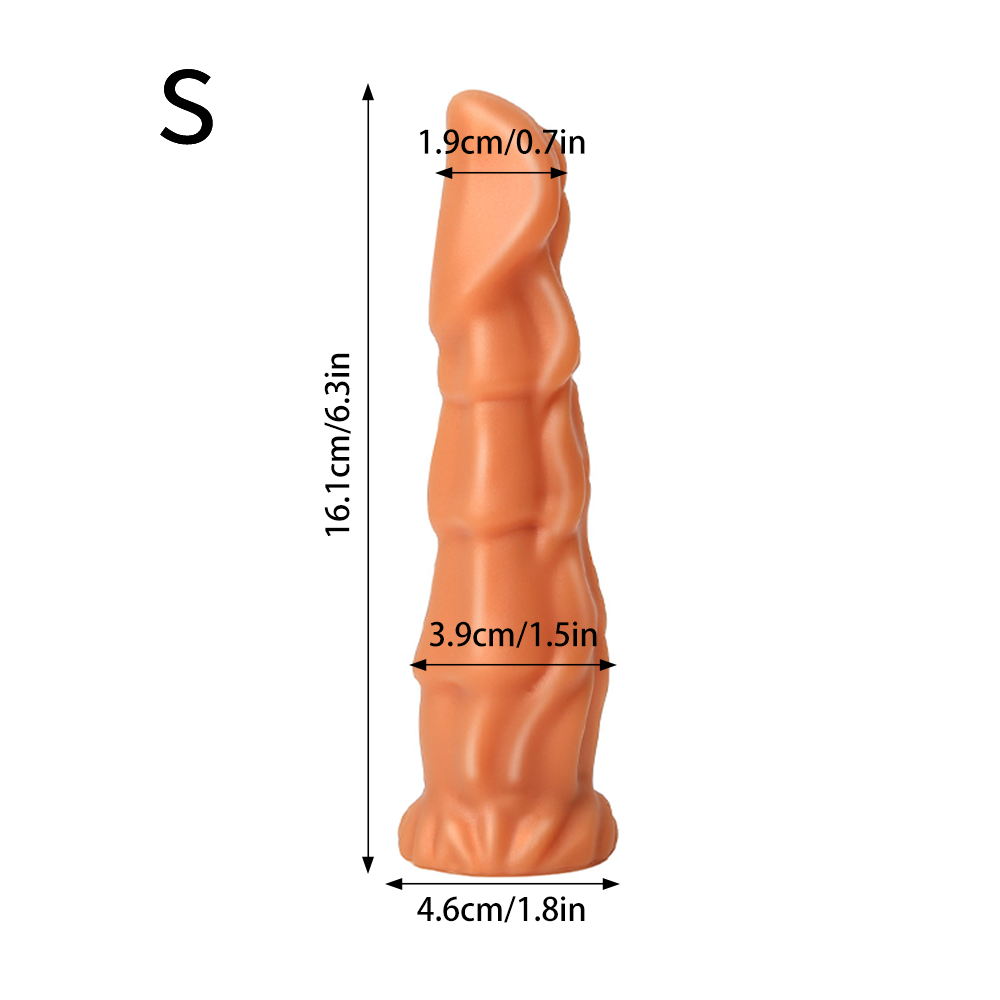 Bull King - Silicone Butt Plug - Anal Dilator - Prostate Stimulator - Huge Anal Toy - 3 Sizes