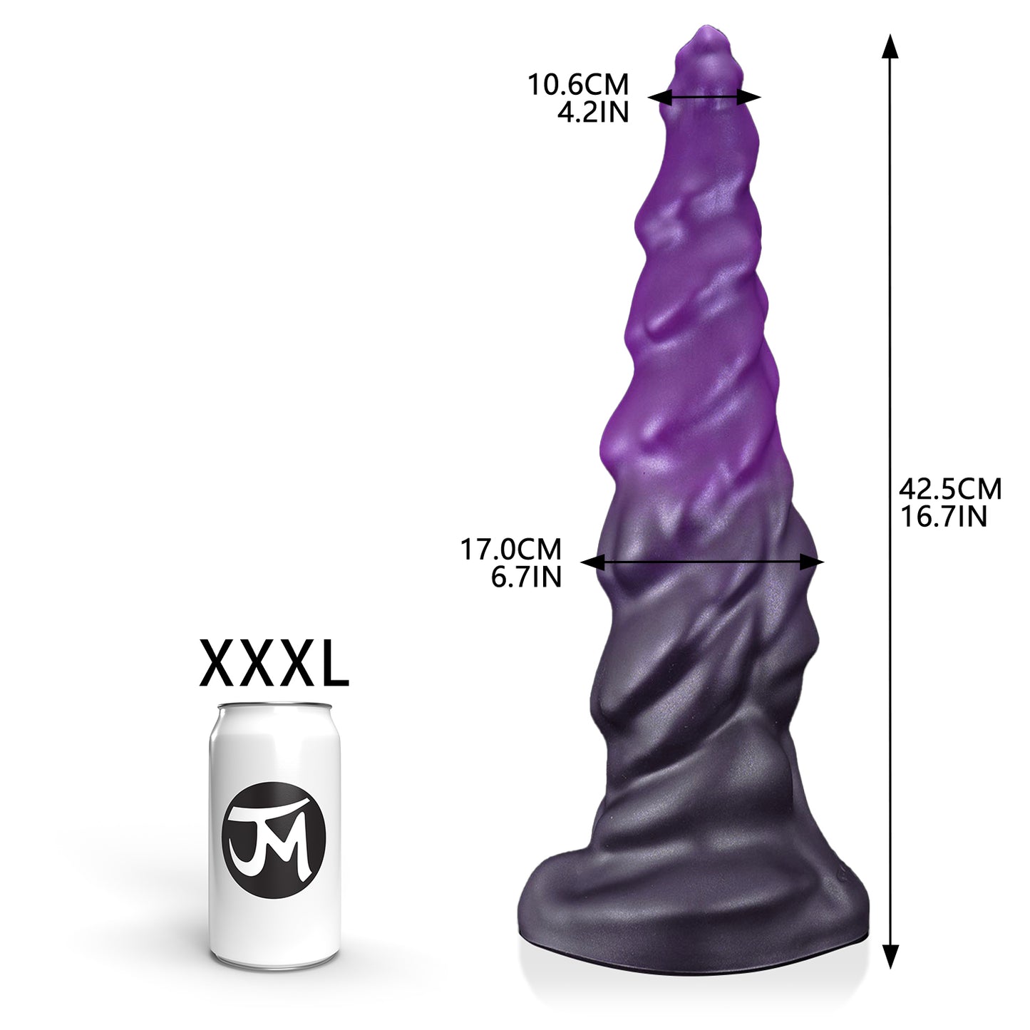 Nothosaur EIN - Fantasy Stallion Dildo - 16.7 Inch Horse Dildo -  Huge Horse Cock Dildo