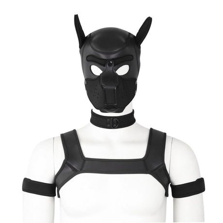 beta-puppy-play-set-pup-hood-bdsm-collar-chest-harness-black