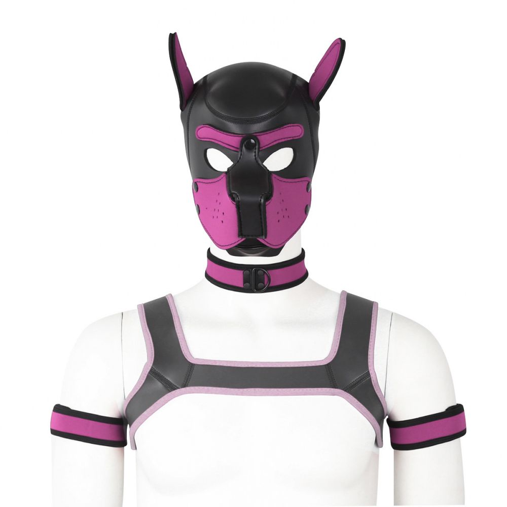 beta-puppy-play-set-pup-hood-bdsm-collar-chest-harness-pink