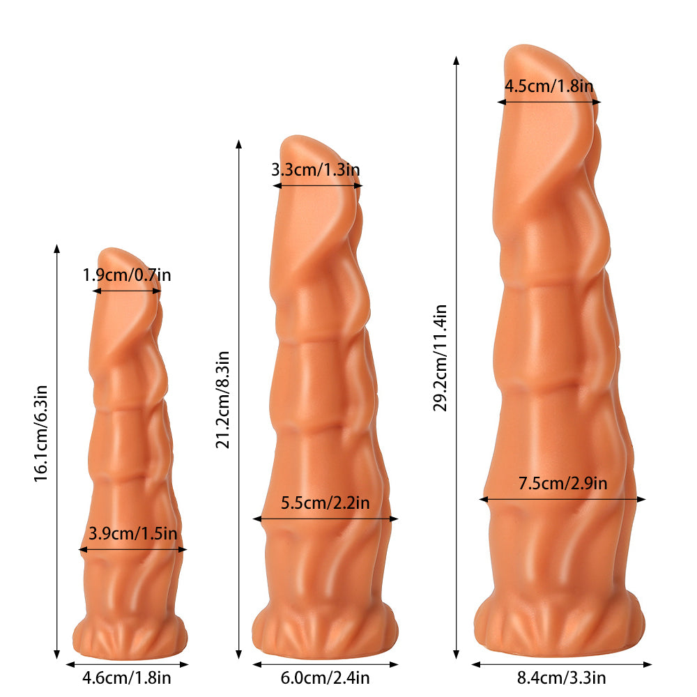 Plug anal en silicone - Dilatateur anal - Stimulateur de prostate - Énorme jouet anal - 3 tailles