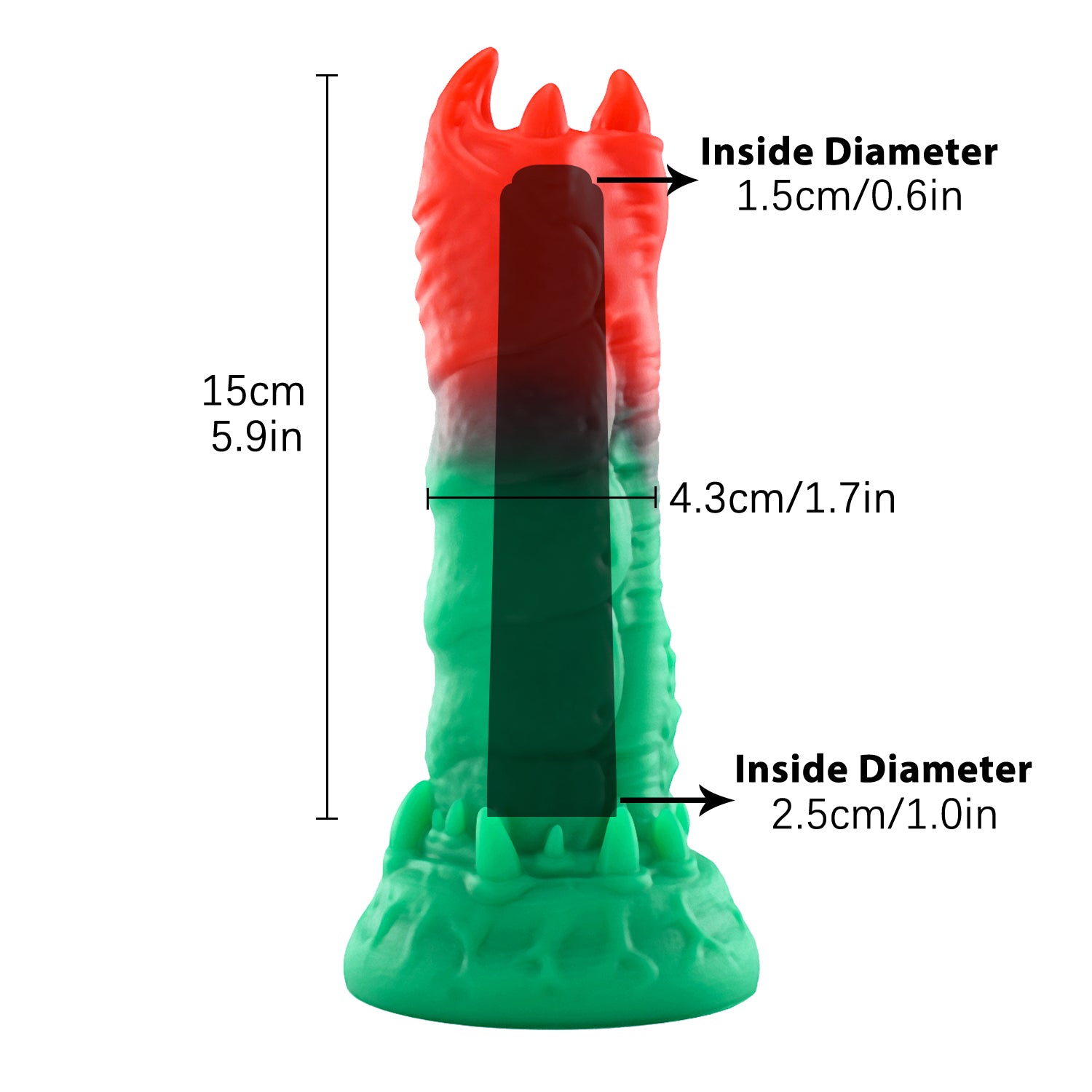 SWISOK Parasand -Monster Egg Ovipositor Dildo - Alien Dildo With Scales