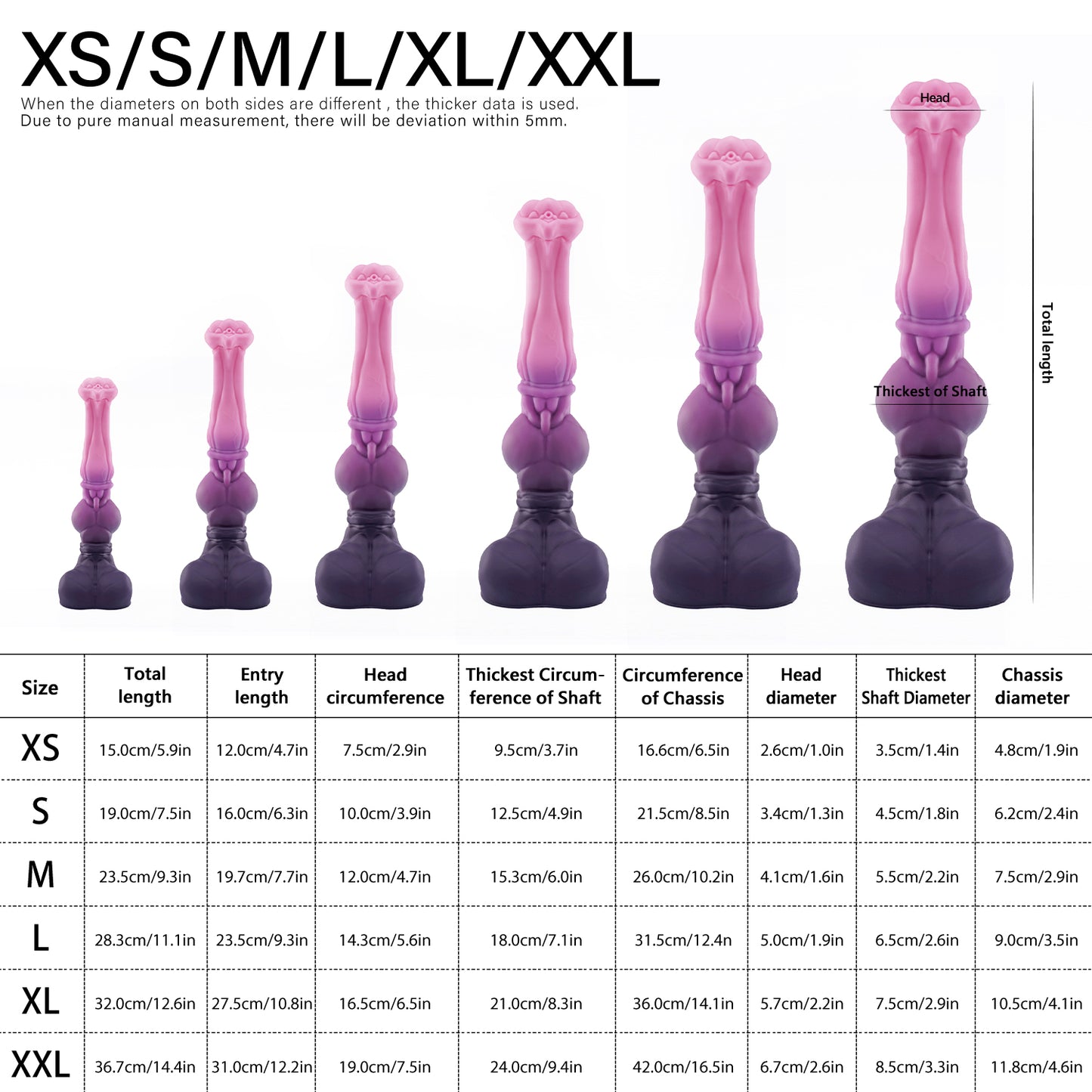 SWISOK Magga - Fantasy Dildo-14,4 Zoll Pferde knete Dildo-Trompeten form Pferd Dildo