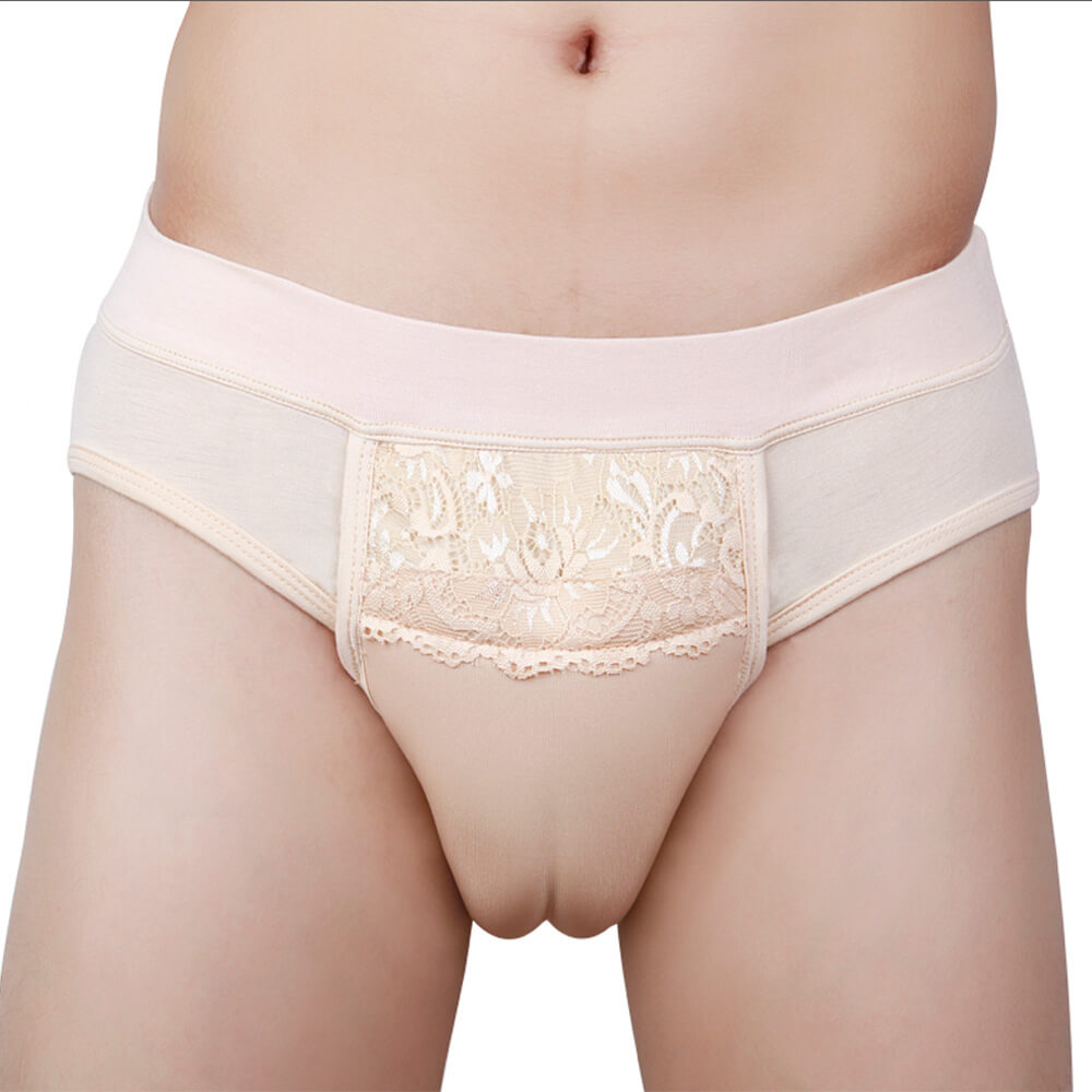 Gaff Panties with Silicone Hip Pads for Cross Dressing Men