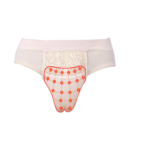 Gaff Panties with Silicone Hip Pads for Cross Dressing Men