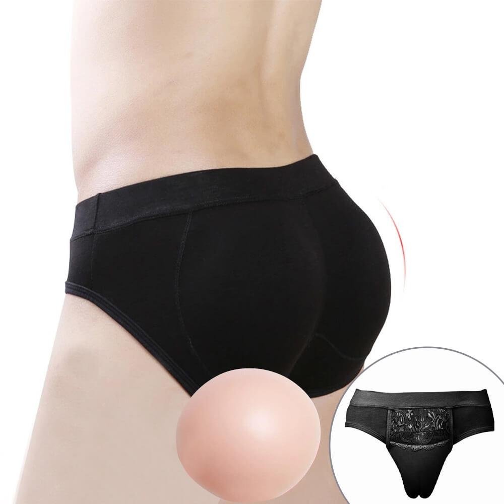 Gaff Panties with Silicone Hip Pads for Cross Dressing Men