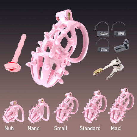 gorse-spiked-cock-cage-chastity-cage-with-urethral-sound-pink