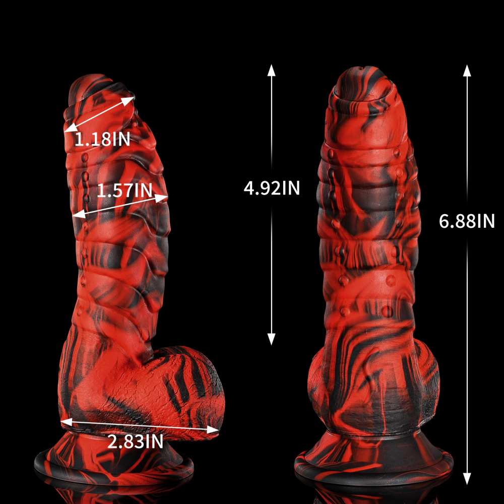 Inferno - 6.9 Inch Silicone Dragon Dildo