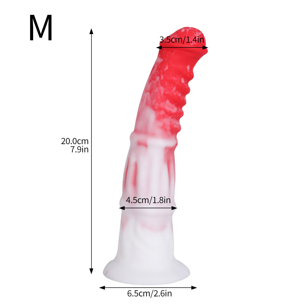 Poppy-10,6 Zoll Pferd Dildo-Silikon Fantasy Dildo-Edler Pferde hahn Dildo