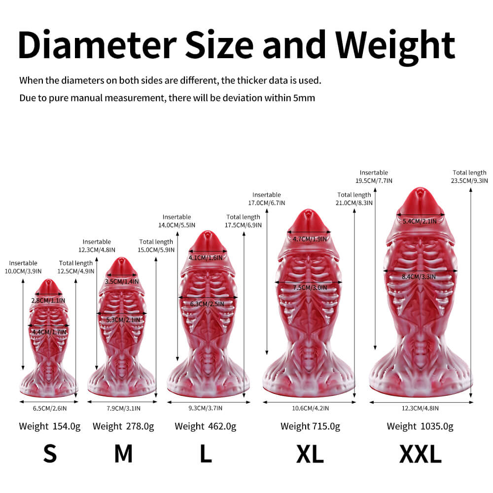 Nothosaur Zom - Silicone Monster Dildo - Alien Dildo