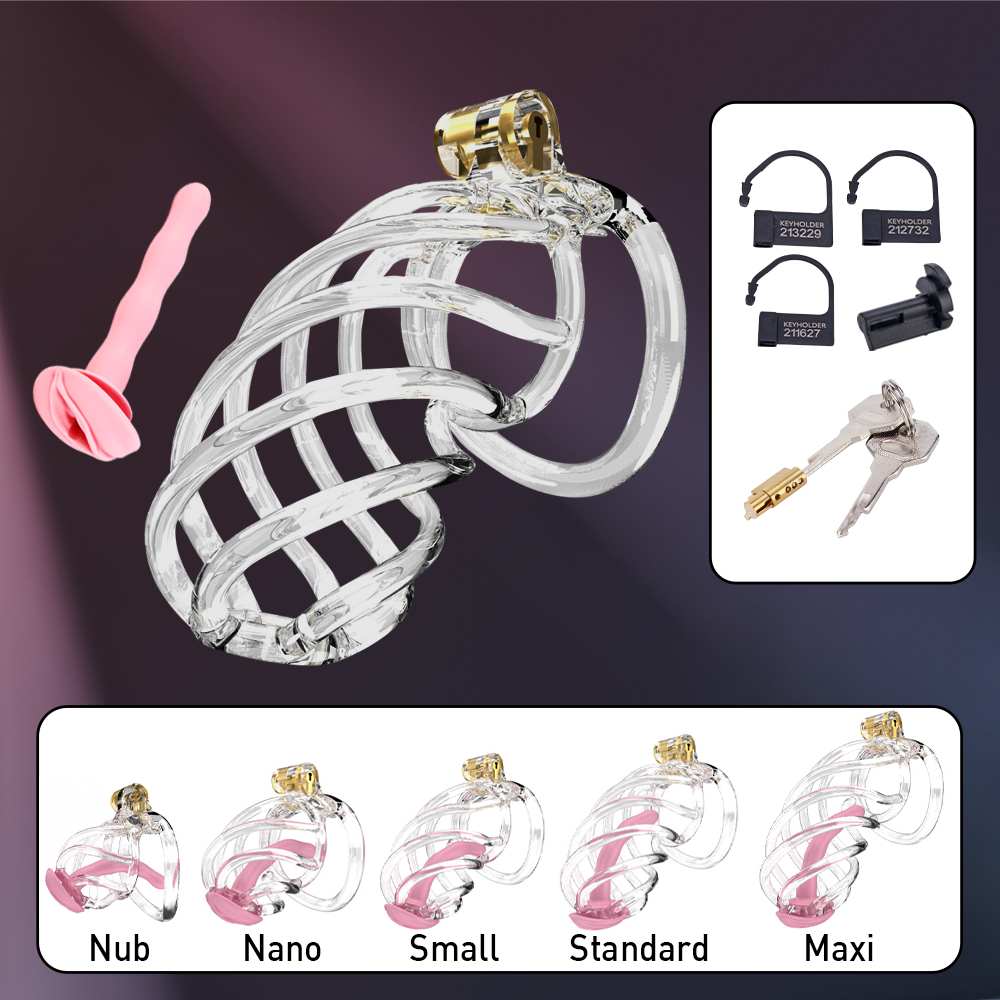 omazor-chastity-cage-resin-penis-cage-clear