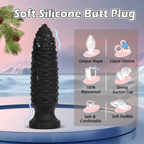 pinecone-ⅱ-silicone-huge-butt-plug-2