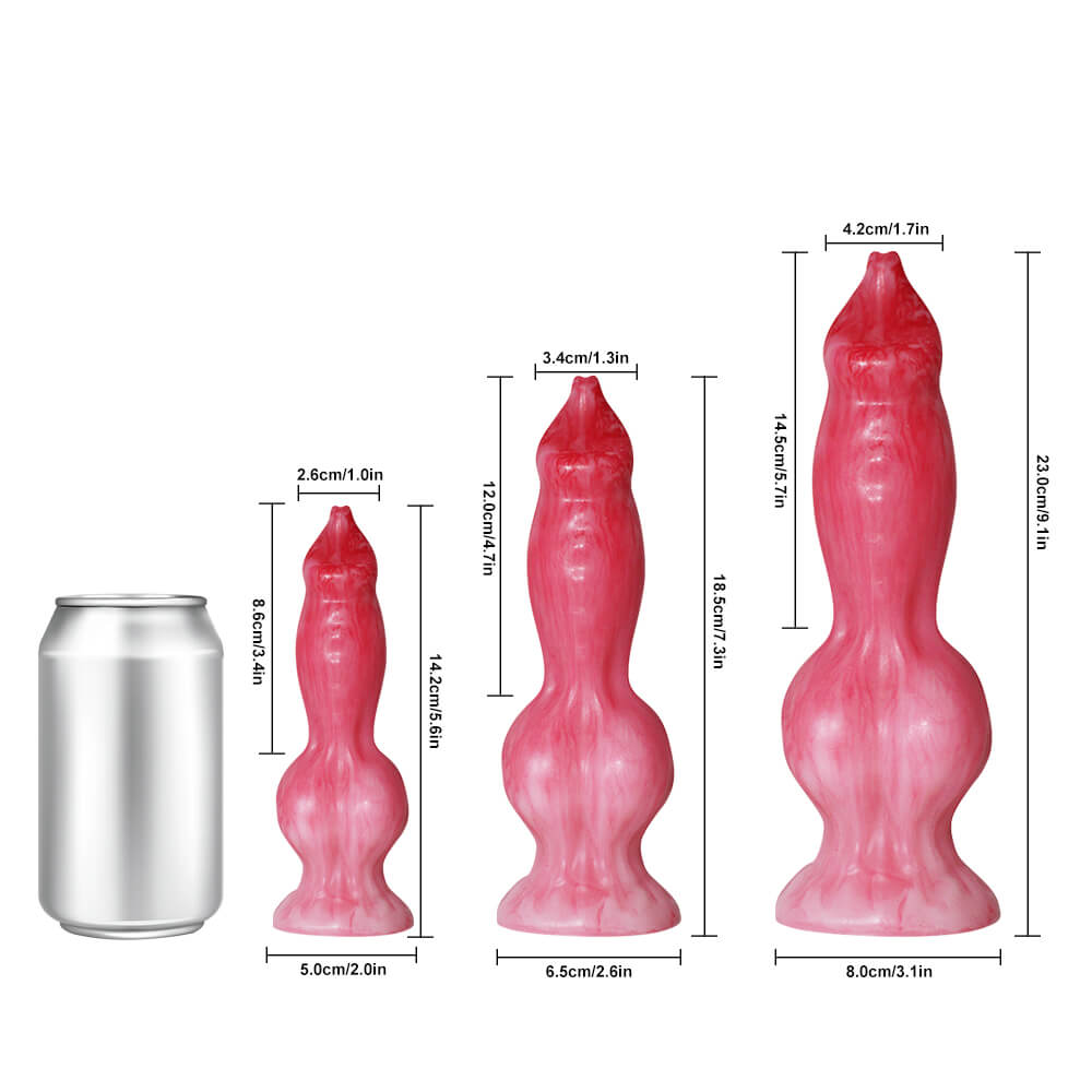 Pooch Knot Dildo Dog Sex Toy 5 Sizes 