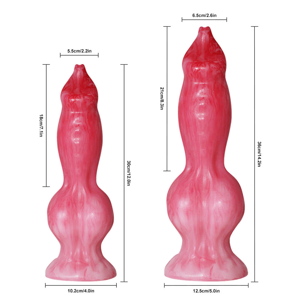 Pooch Knot Dildo Dog Sex Toy 5 Sizes 